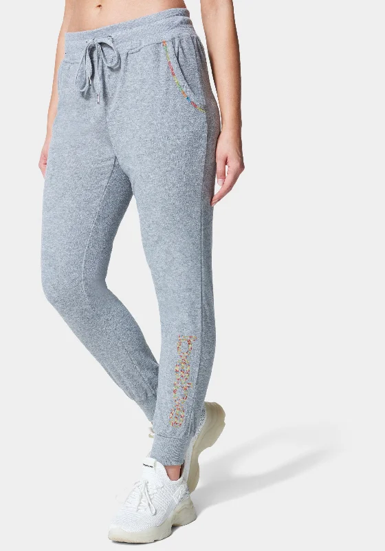 Bebe Logo Surf Terry Jogger