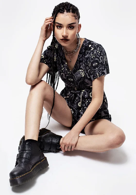 Hecate's Garden Button Up Playsuit Hecate's Garden Button Up Playsuit