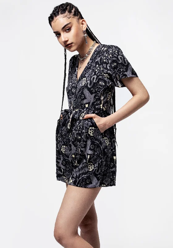 Hecate's Garden Button Up Playsuit Hecate's Garden Button Up Playsuit