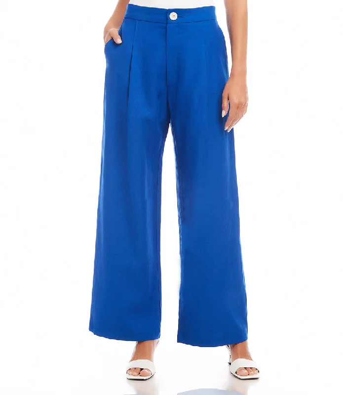 High Waist Pleated Pants