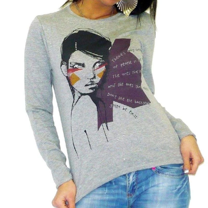 Najra: Women's T-shirt Long Sleeve ONE IN THE CITY 00275