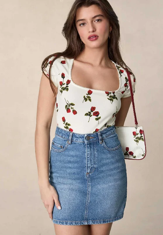 Blouse Siam Jete-De-Roses-Ecru