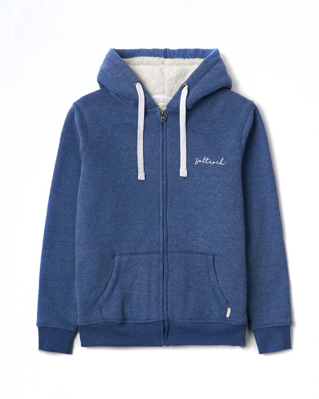 Velator  - Womens Lined Hoodie - Blue