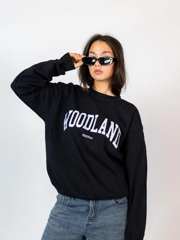 WOODLAND SWEATSHIRT - SORT