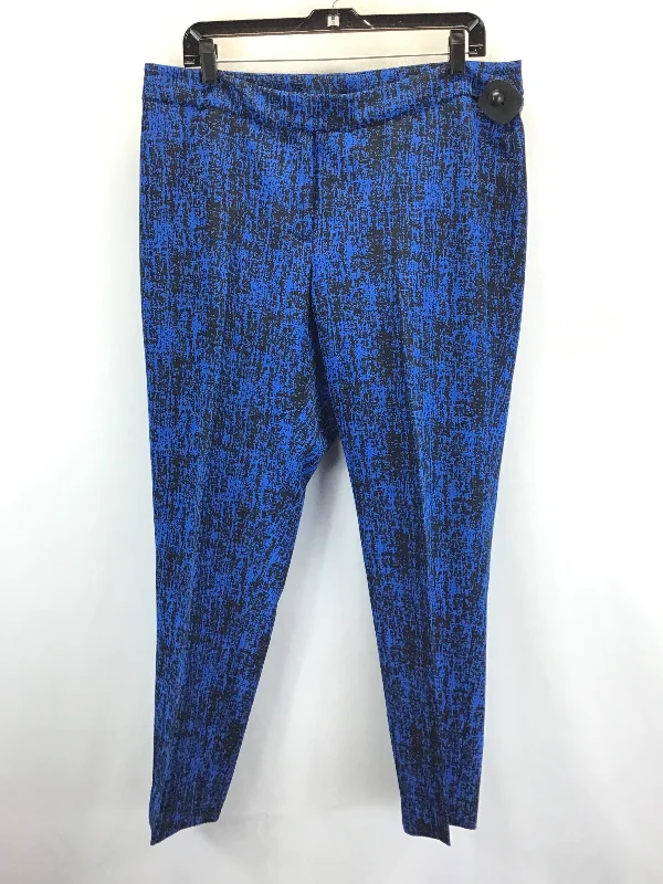 Black & Blue Pants Dress Anne Klein, Size 12