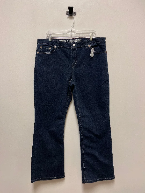 Blue Denim Jeans Flared Clothes Mentor, Size 16