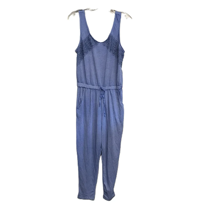 Blue Jumpsuit By Just Be, Size: M