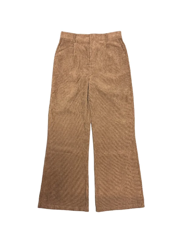 Brown Pants Corduroy Hem & Thread, Size 6