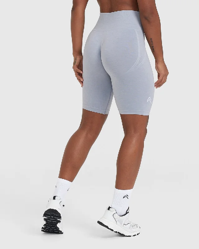 Effortless Seamless Cycling Shorts | Metal Grey