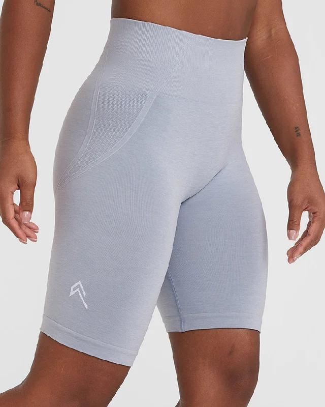 Effortless Seamless Cycling Shorts | Metal Grey