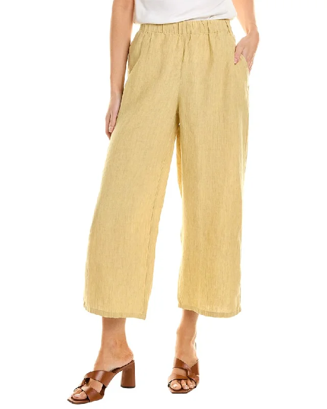 EILEEN FISHER Wide Leg Linen Pant