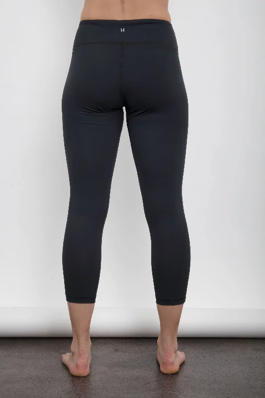 Grey Sculpt Crop Legging