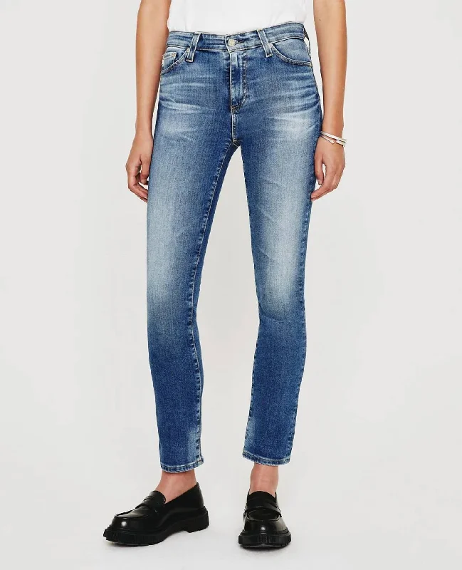 Mari High Rise Straight Jeans In 15 Years Shoreline