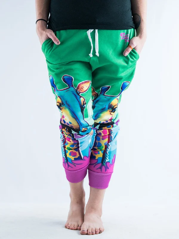 Neon Giraffe Unisex Joggers