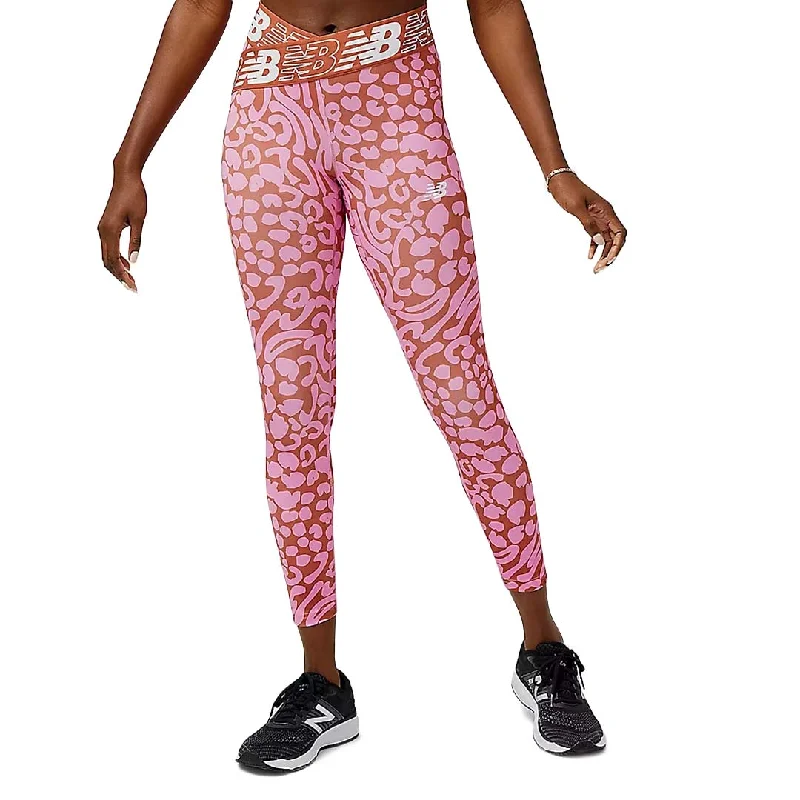 New Balance - Women's Relentless Crossover Printed High Rise 7/8 Tight (WP21178 RS)