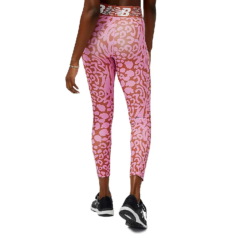 New Balance - Women's Relentless Crossover Printed High Rise 7/8 Tight (WP21178 RS)