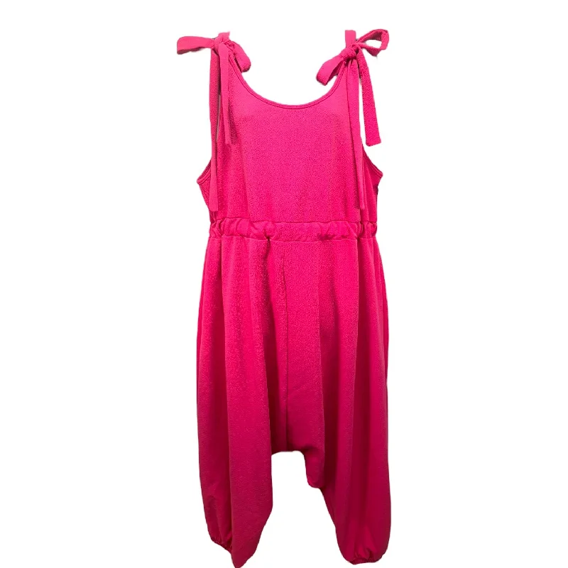 Pink Jumpsuit Shein, Size 3x