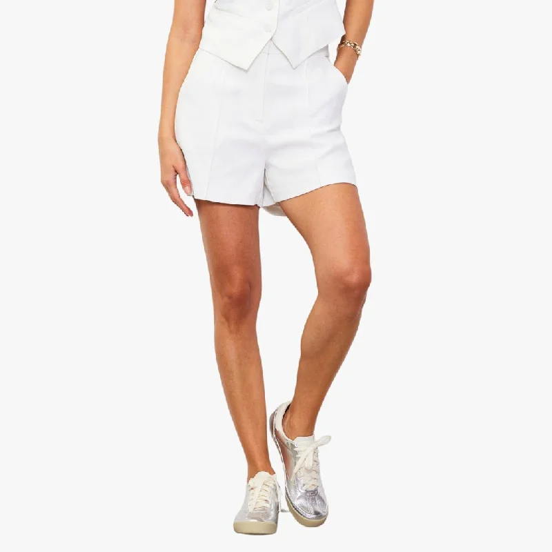 Pintuck Shorts (White)