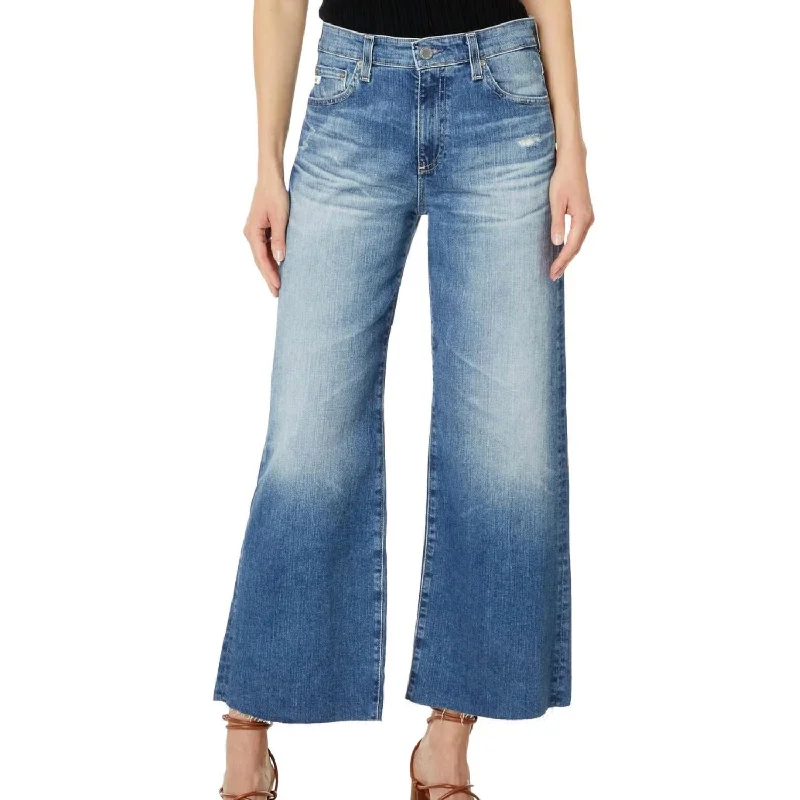 Saige Wide Leg Cropped Jeans In 17 Years Wilshire