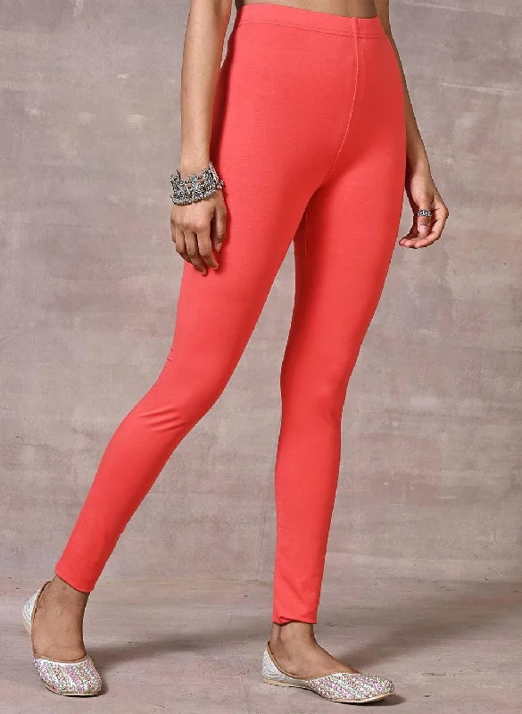 Scarlet Red Plain Tight