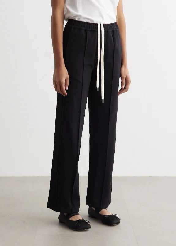 Twill Pinstitch Detail Pants